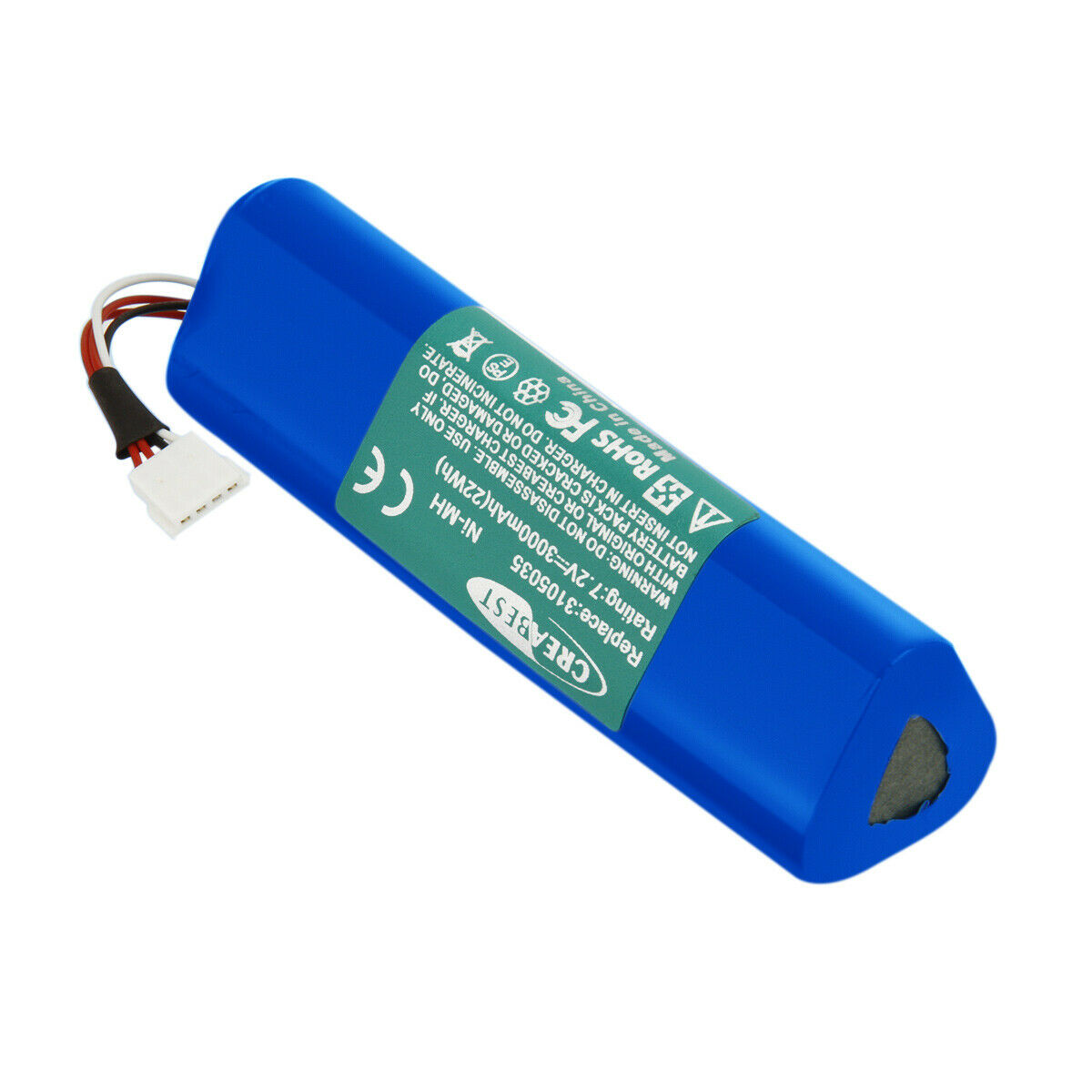 7.2V Fluke 3105035,Ti-25,Ti-10,Ti-20,Fluke Ti20-RBP,3000mAh,Ni-MH Ersatz Akku