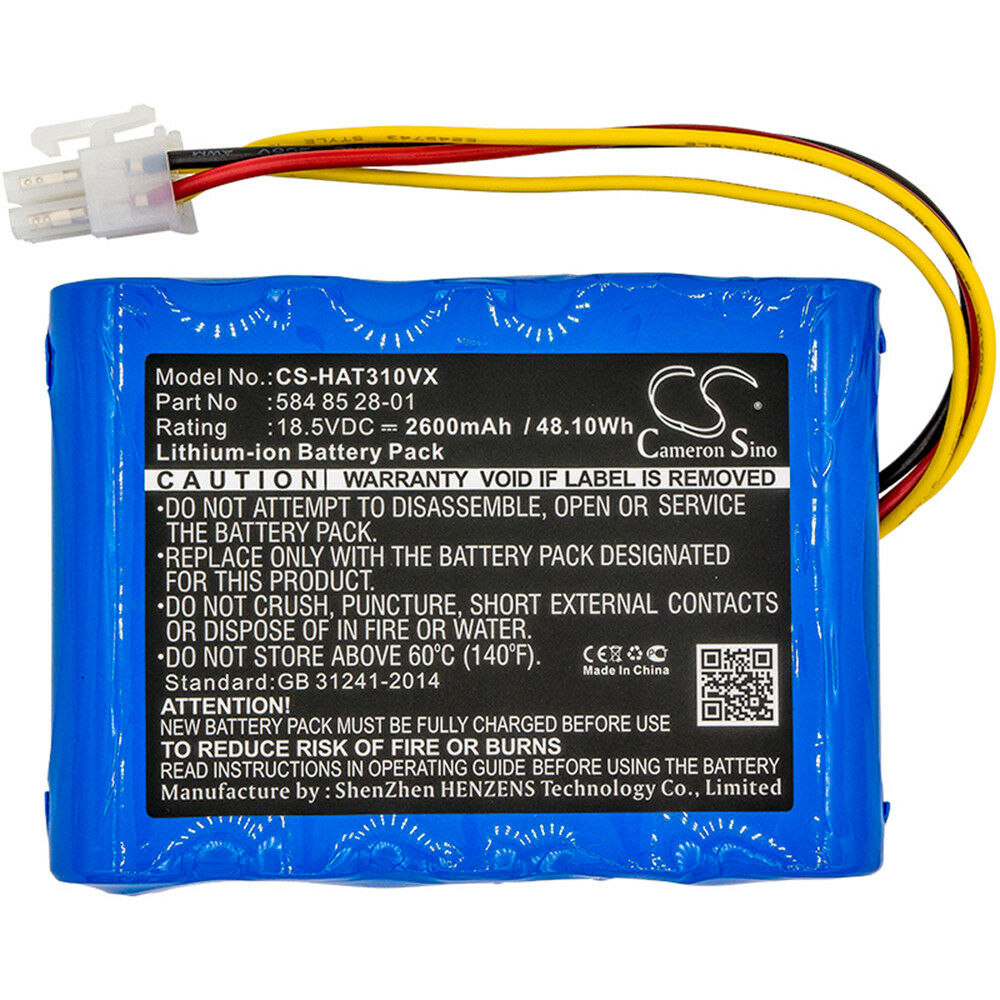 18,5V Li-Ion Gardena Sileno City 250 -584 82 28-02,2600mAh Ersatz Akku