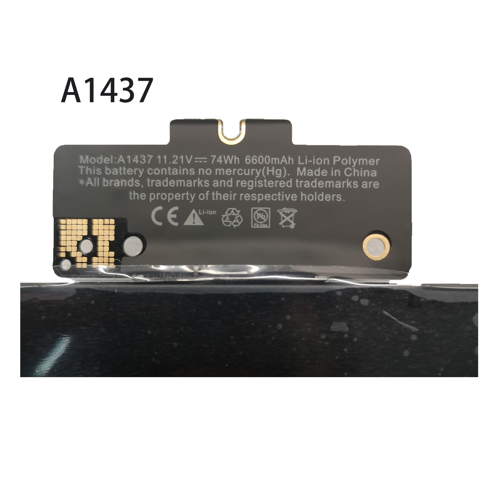 A1437 Apple A1425 (Late 2012), Retina MD101 MD101LL/A Ersatz Akku