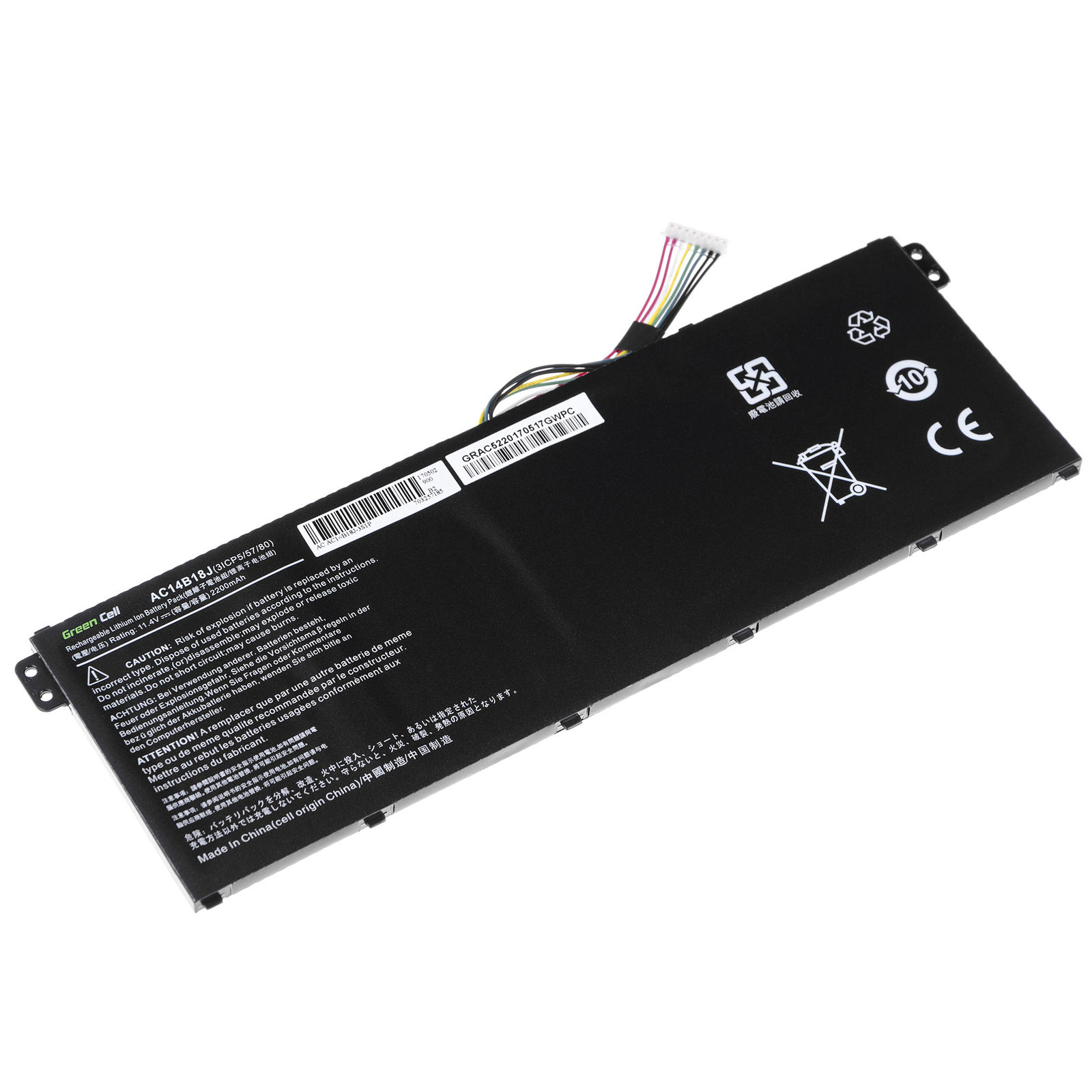 Acer Aspire ES 17 ES1-731G-P93D ES1-731-P1S4 ES1-731-P1SA Ersatz Akku