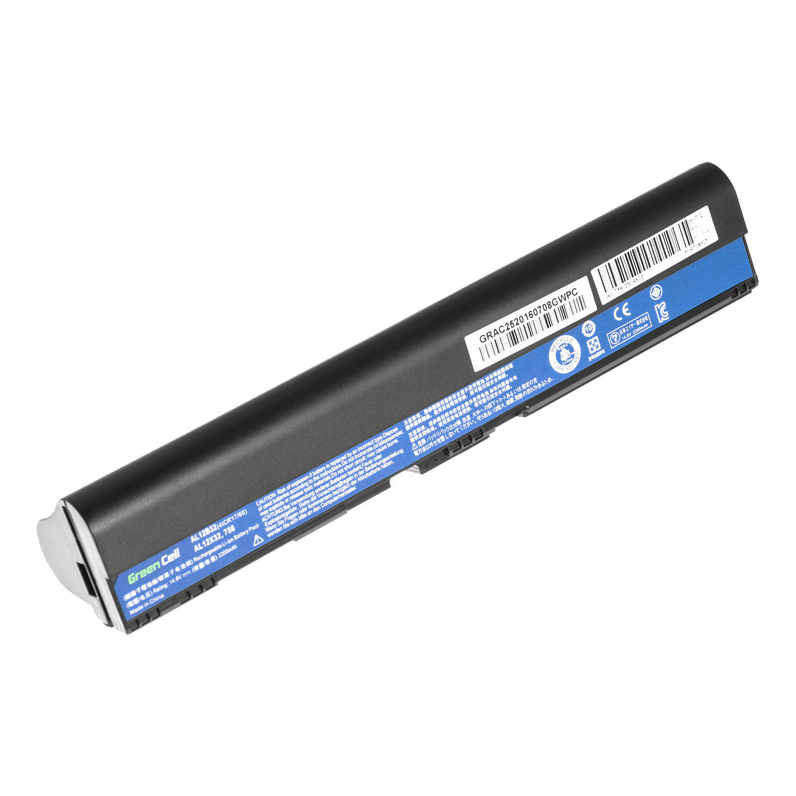 4400mah Acer Aspire One 726 756 V5-121 V5-131 V5-171 AL12A31 AL12B31 AL12B32 Ersatz Akku