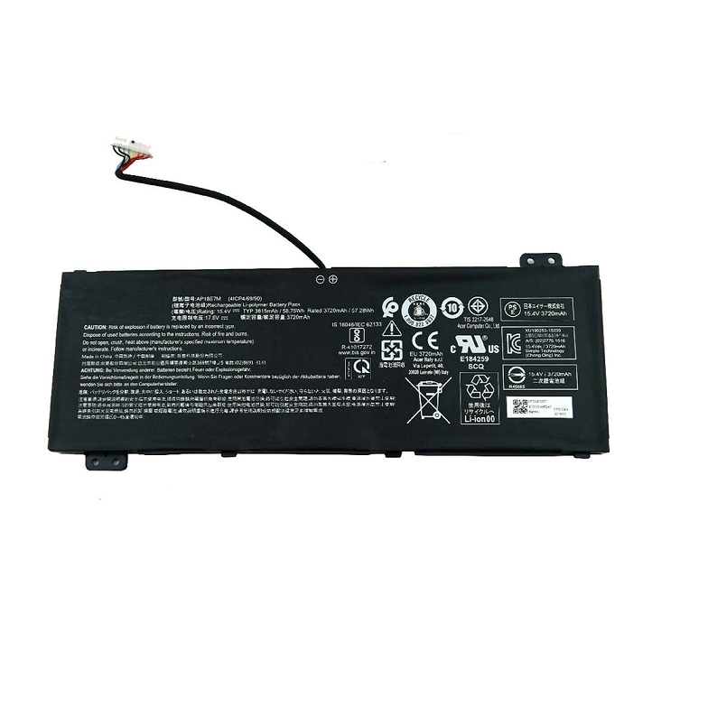 AP18E7M AP18E8M 4ICP4/69/90 Acer Nitro 7 AN715-51,Aspire 7 A715-74G Ersatz Akku