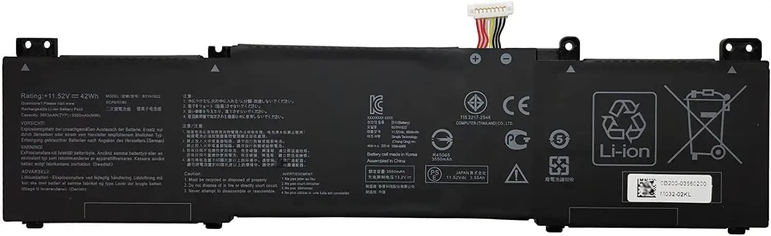 Asus ZenBook Flip 14 Q406 Q406D Q406DA Convertible Q406DA-BR5T6 UM462DA-AI046T,AI024T UM462D still A-AI071T Ersatz Akku