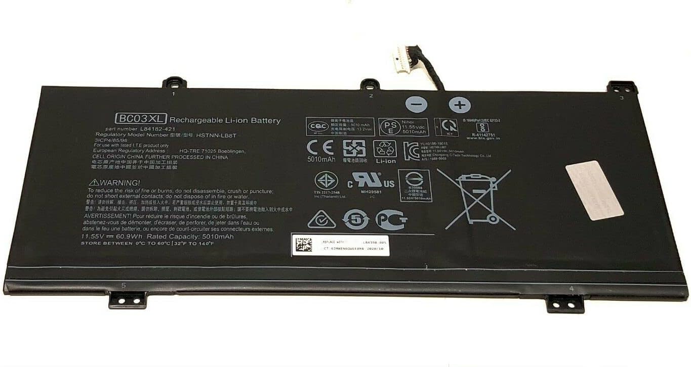 BC03XL HSTNN-LB8T L84398-005 HP Chromebook x360 14c-ca Ersatz Akku