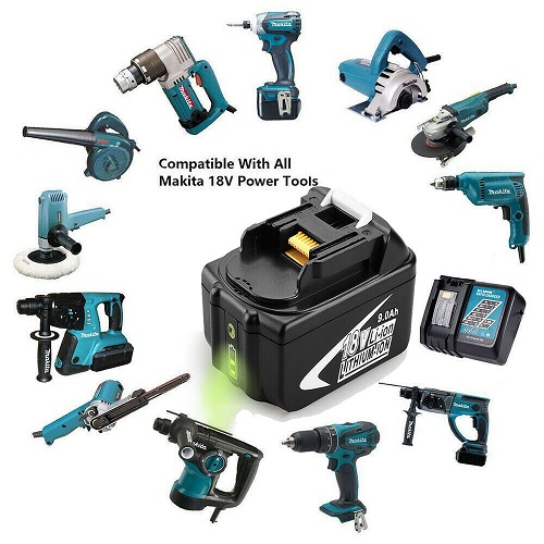 Makita BL1890B BL1830B LXT Lithium Ion 18V 9,0Ah BL1850B BL1860B Ersatz Akku