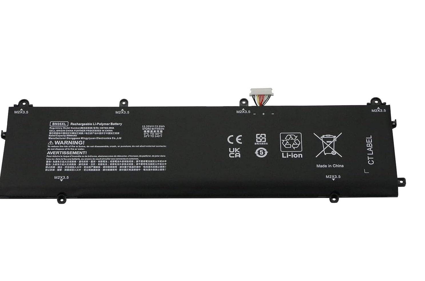BN06XL HP Spectre X360 15-EB0083NR BN06072XL L68235-1C1 HSTNN-IB9A 9A 68299-0055 Ersatz Akku