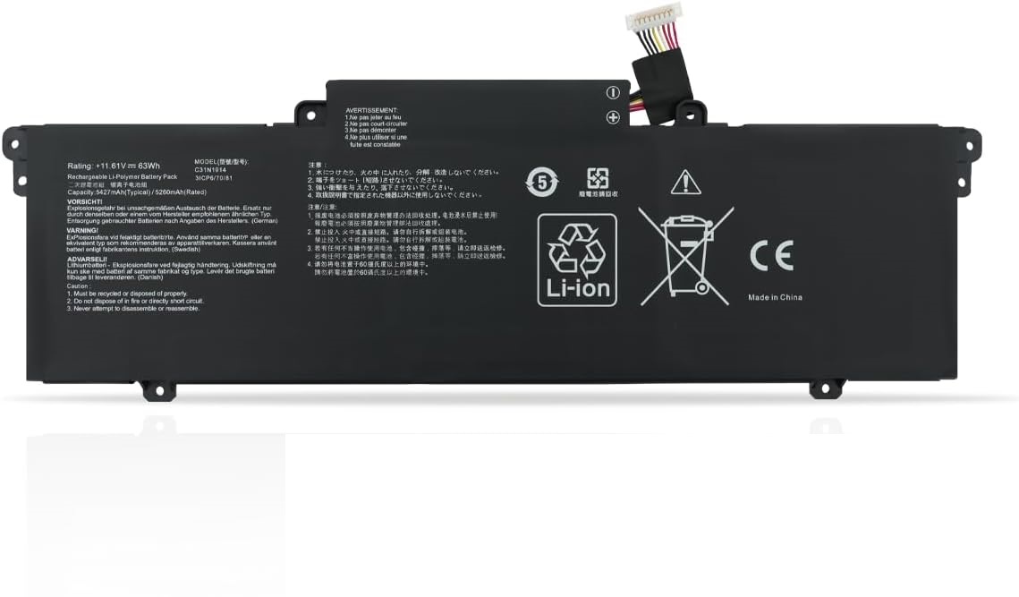 C31N1914 Asus ZenBook 14 UM425QA UM425UAZ UX425QA UX425UAZ,UX435EA UX435EAL UX435EG UX435EGL Ersatz Akku