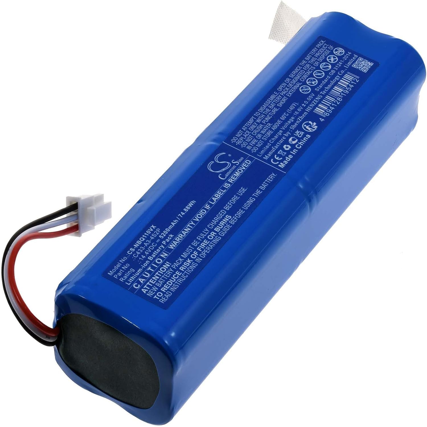 ECOVACS Deebot 900,700,M88,DE33,DE35,DG710,DG716,Deebot OZMO 610,901,902 Ersatz Akku