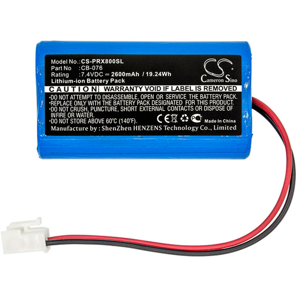 7,4V Li-Ion Promax 8 Premium CATV Analyser - CB-076 -2600mAh Ersatz Akku