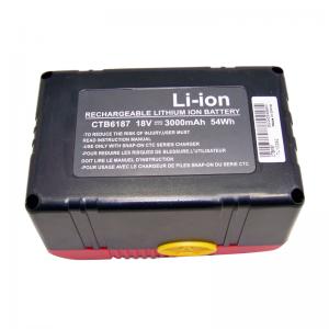 Snap on CTB6187 CTB6185 CTB4187 CTB4185 Lithium-Ion 18V 3.0Ah Ersatz Akku