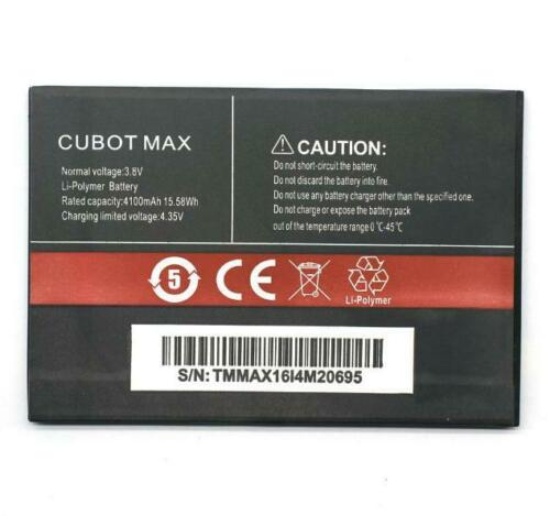 4100MAH Cubot Max Smartphone 3.8V Ersatz Akku - zum Schließen ins Bild klicken