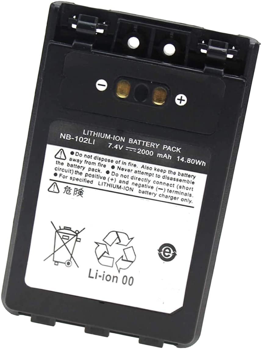 2000mah FNB-102LI YAESU VERTEX VX-8R VX-8E VX-8DR VX-8DE Radio Ersatz Akku