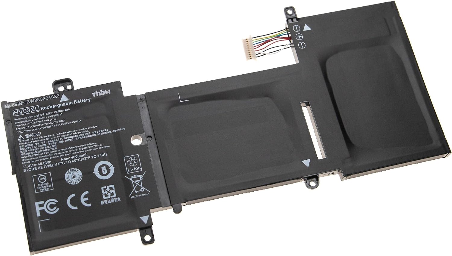 HP X360 310 G2 K12 N3700 N3060 N3050 818418-421 TPN-W112 TPN-Q164 11.4V Ersatz Akku