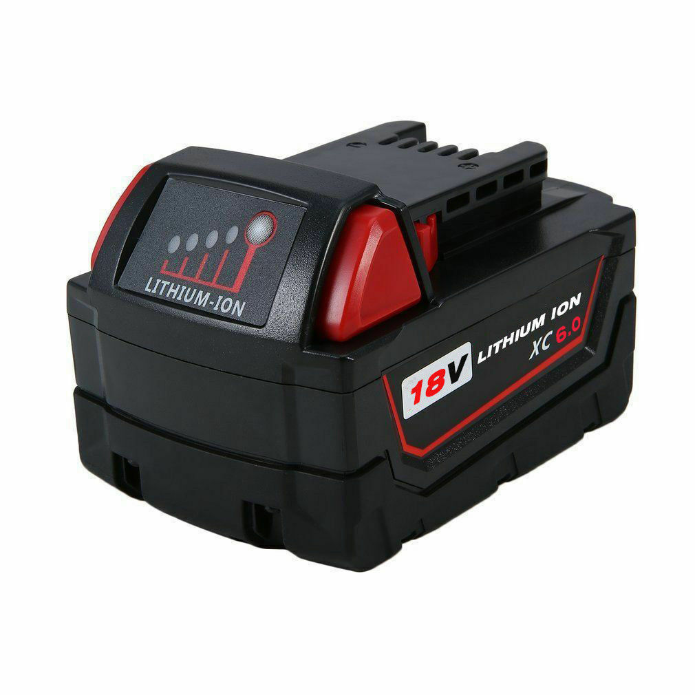 18V 6,0Ah Milwaukee M18 48-11-1828 48-11-1852 Ersatz Akku