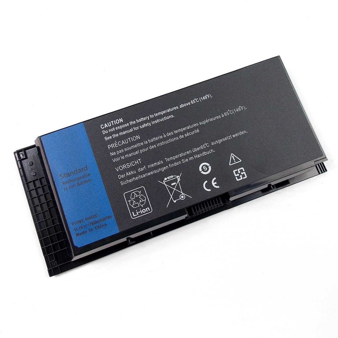 7800mAh DELL Precision M6800 FV993 5V19F R7PND Ersatz Akku