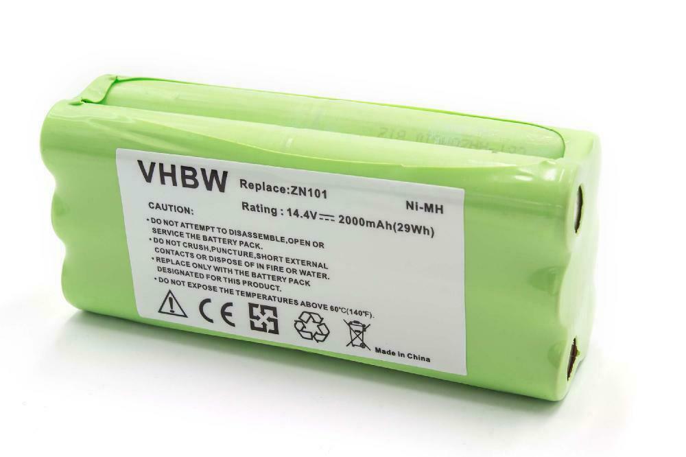 14,4V 2000mAh Ni-MH M606-4 Spider M607 M612 Fusion M611 Puck M610 Ersatz Akku