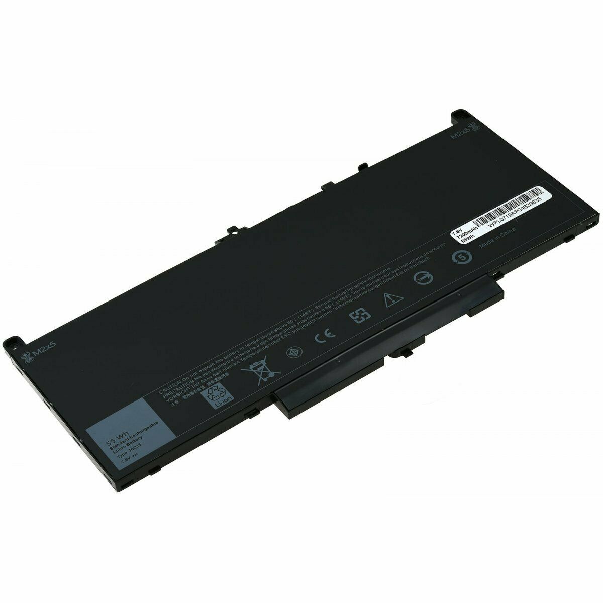 7.6V 242WD J60J5 MC34Y 1W2Y2 0MC34Y Dell Latitude E7270 E7470 Ersatz Akku