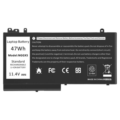 NGGX5 Dell Latitude E5270 E5470 E5570 (P48F001) Precision M3510 0JY8D6 Ersatz Akku