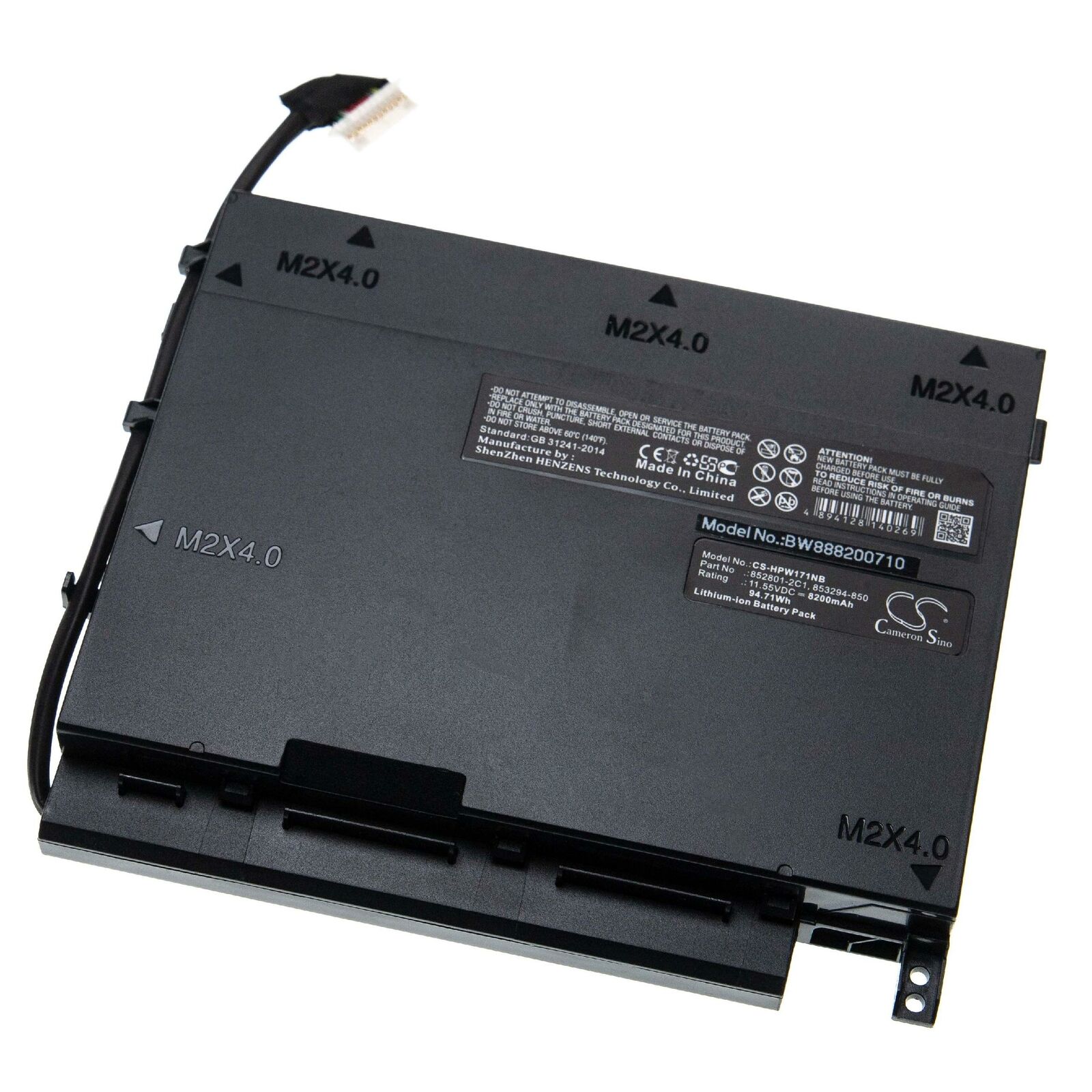 HP PF06XL 11,55V 8290mAh/95,8Wh Li-Polymer Ersatz Akku