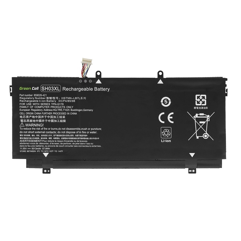 HP Spectre x360 13-AC005TU 13-AC005UR 13-AC006NF 13-AC006NG Ersatz Akku