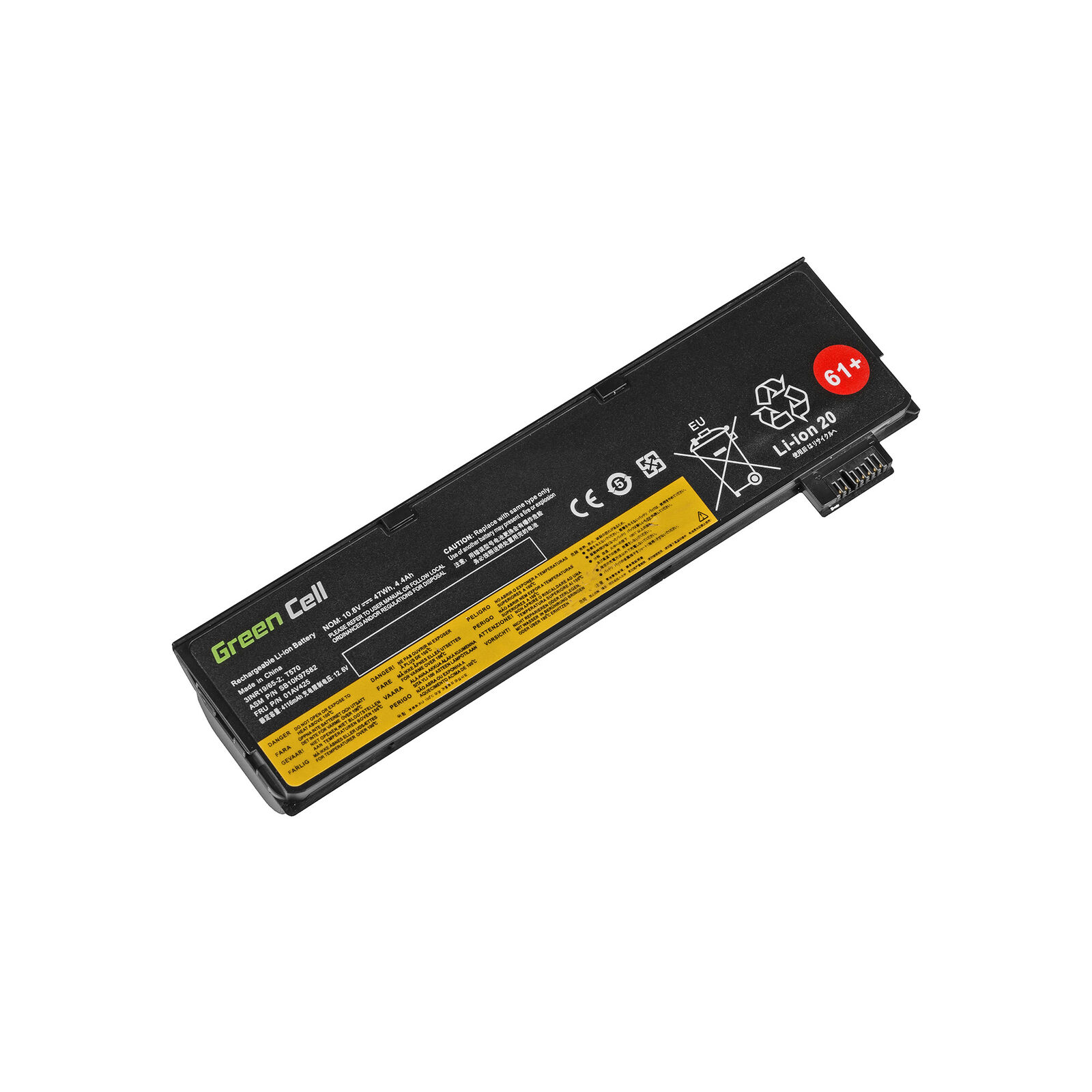 Lenovo ThinkPad A475 P51S T25 T470 T570 4400mAh Ersatz Akku