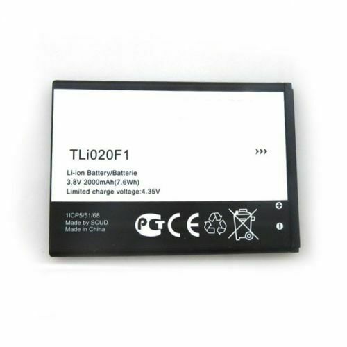 ALCATEL TLI020F1/ F7 VODAFONE SMART TURBO 7 PIXI 4 (5) OT U5 2000mAh Ersatz Akku