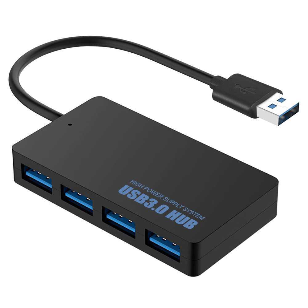 Multiport USB 3.0 Adapter Data Transfer Hub 4 Port