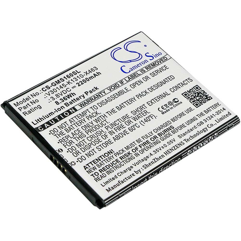 3,8V Li-Ion Gigaset GS160 GS170 -V30145-K1310-X463-2200mAh Ersatz Akku