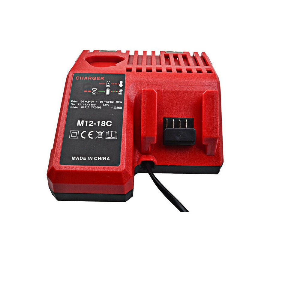 Akku Ladegerät Milwaukee M12-18C 48-59-1812 M18B4 18V Li-ion